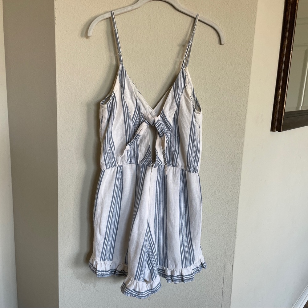 Tularosa Amelia Romper in Chambray Stripe (S) - Picture 10 of 11